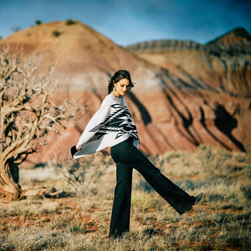 Ariat® Women's Black Trouser Mid Rise Forever Wide Leg Pant 10033566