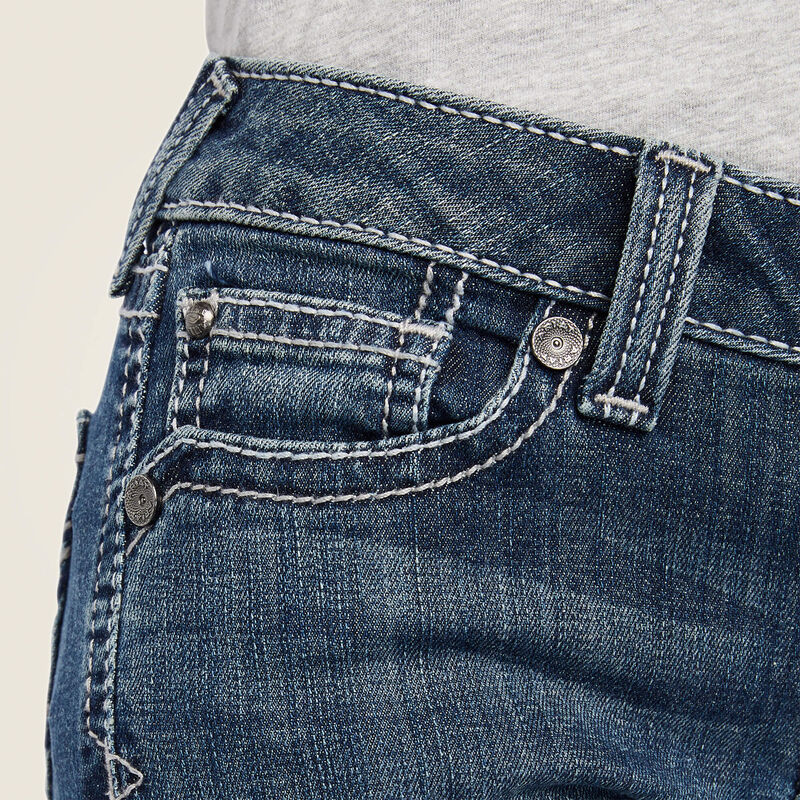 Ariat® Girl's R.E.A.L. Raquel Boot Cut Chill Blue Jean 10041105