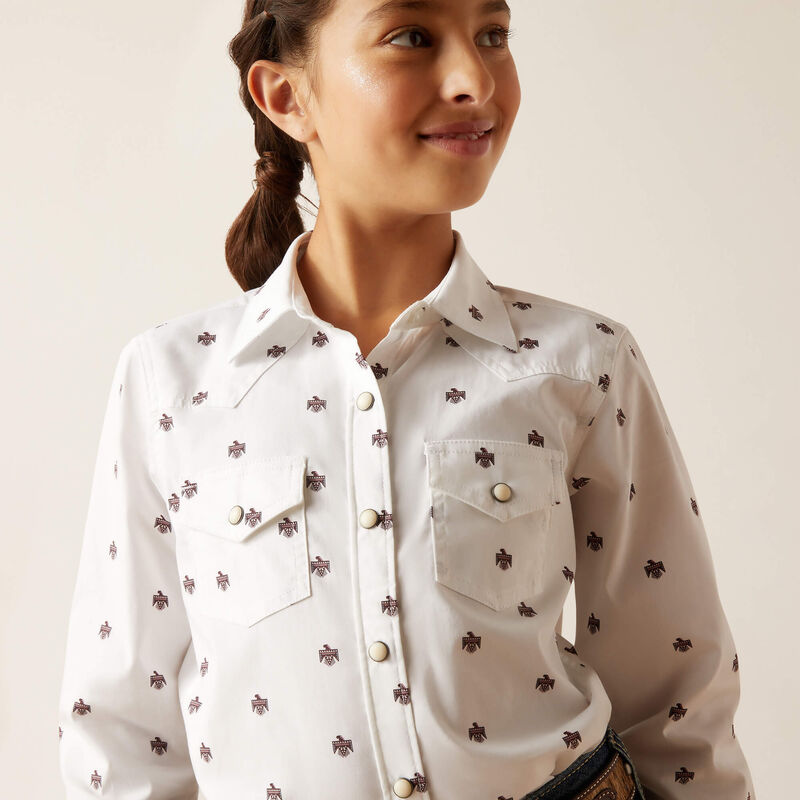 Girl's Ariat® Thunderbird Long Sleeve Shirt 10047180