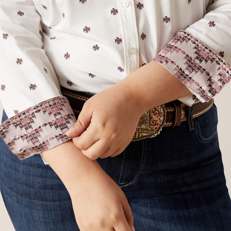 Ariat® Women's Kirby Stretch Shirt Thunderbird Print 10047236