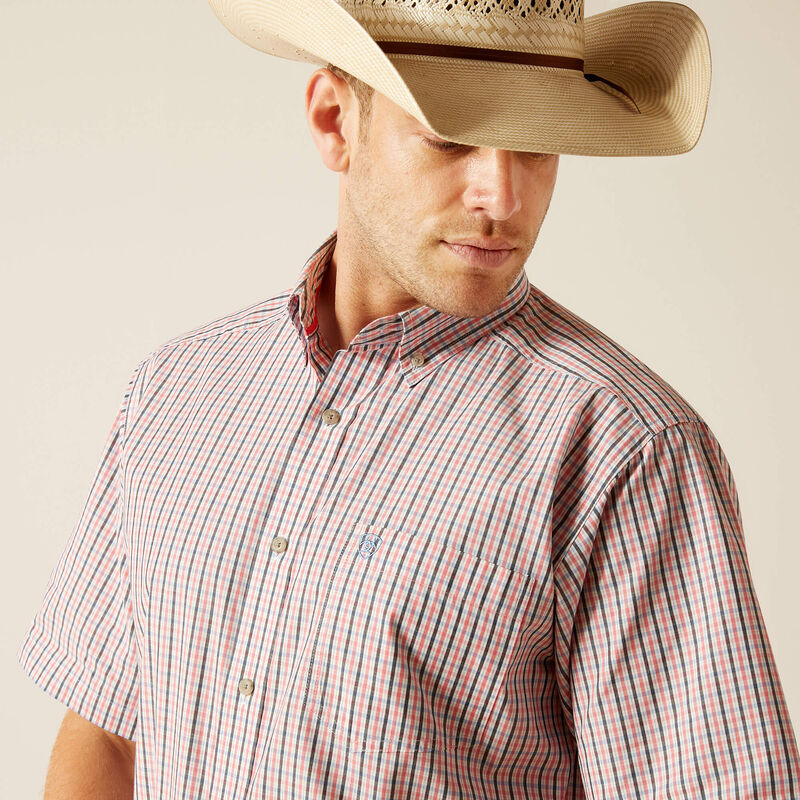 Men's Ariat® Pro Series Joel Classic Fit Short Sleeve Shirt 10051463