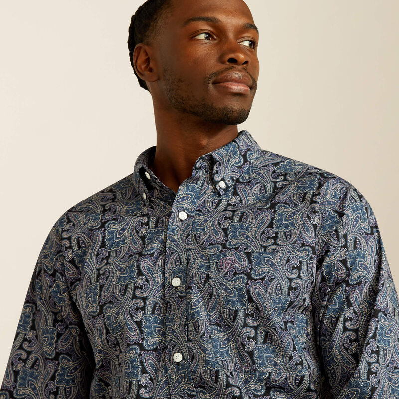 Ariat® Men's Wrinkle Free Dex Fitted Shirt 10062200