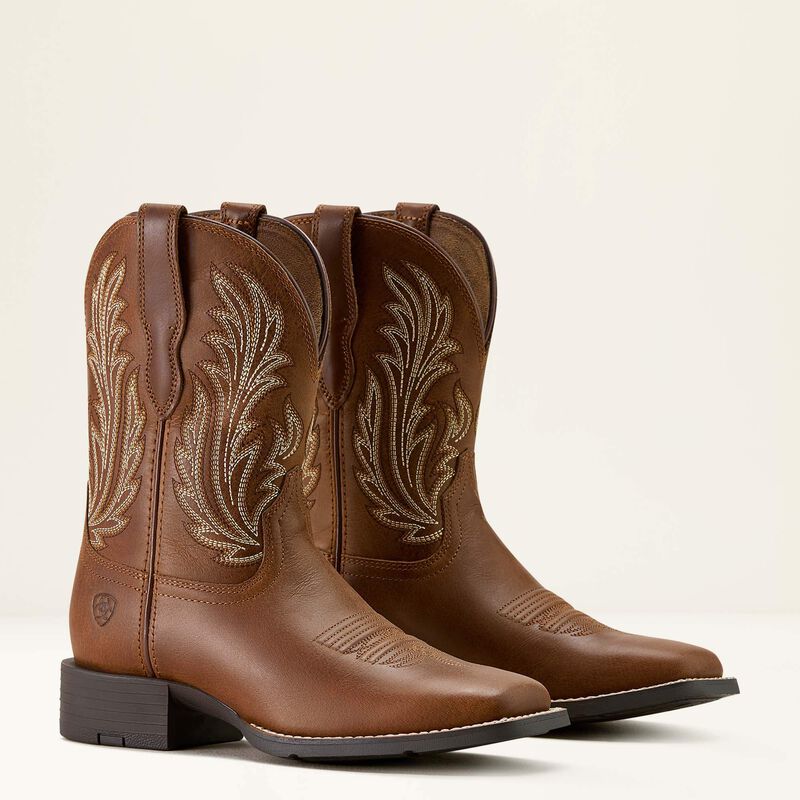 Ariat® Round Up Filly Wide Square Toe Western Boot 10064074