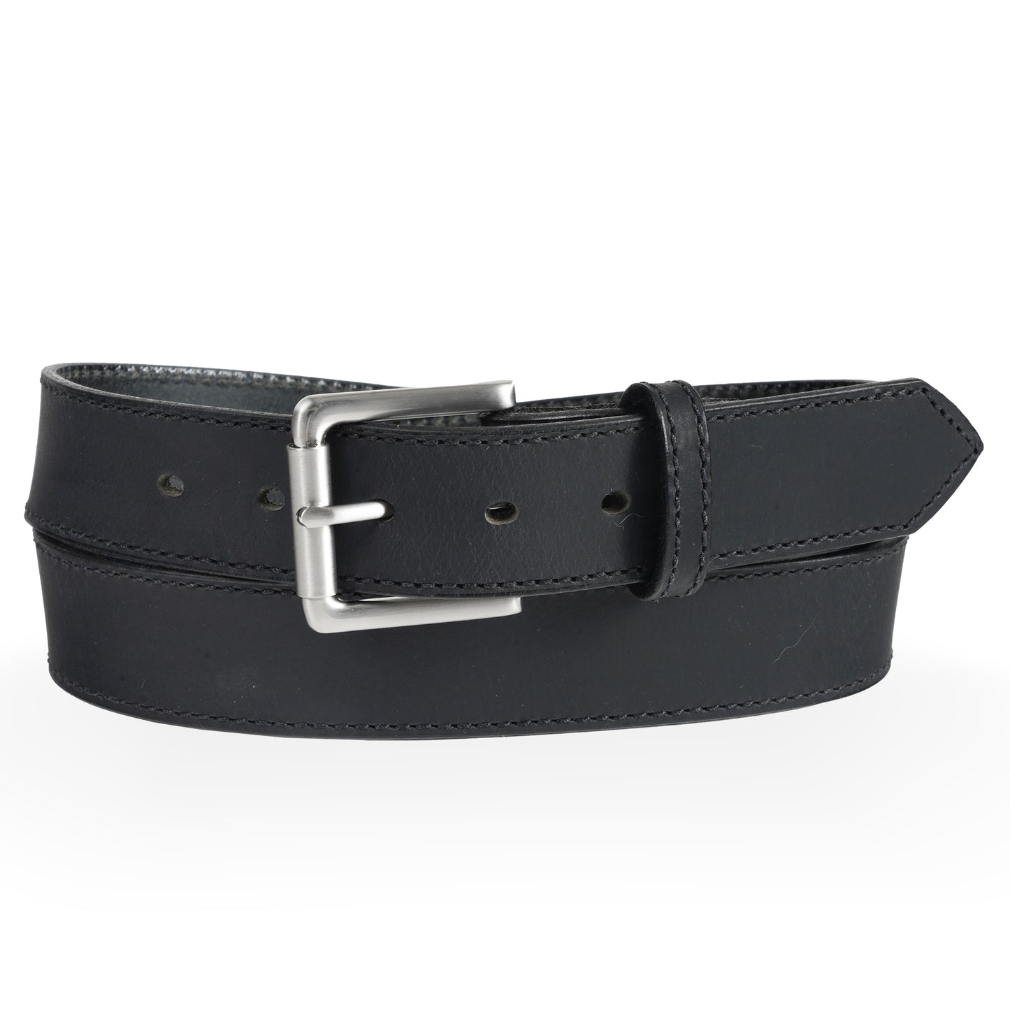 Gingerich Leather® Men's Belt Distressed Black 1024-18