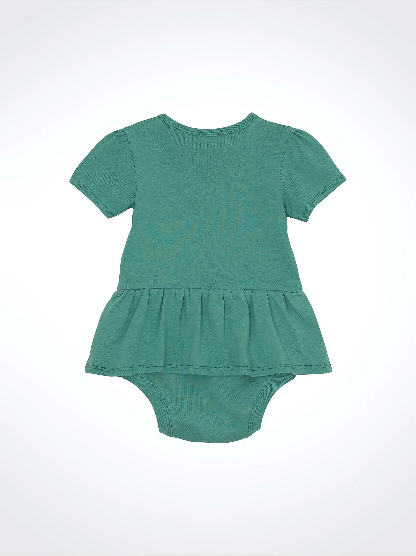 Wrangler® Baby Girl's Short Sleeve Logo Skirted Bodysuit 112359429