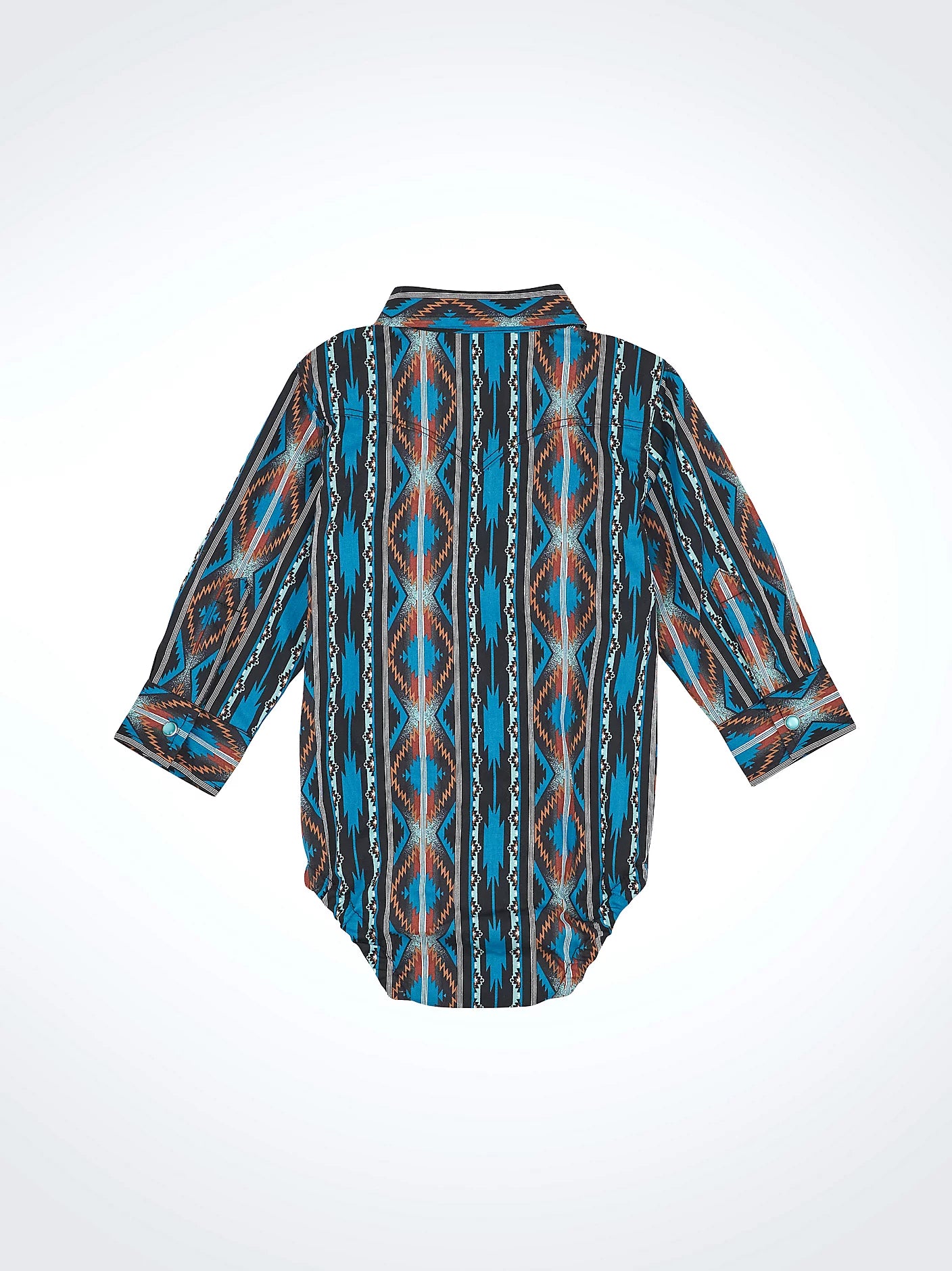 Wranglert® Baby Boy's Long Sleeve Checotah Western Snap Bodysuit 112367737