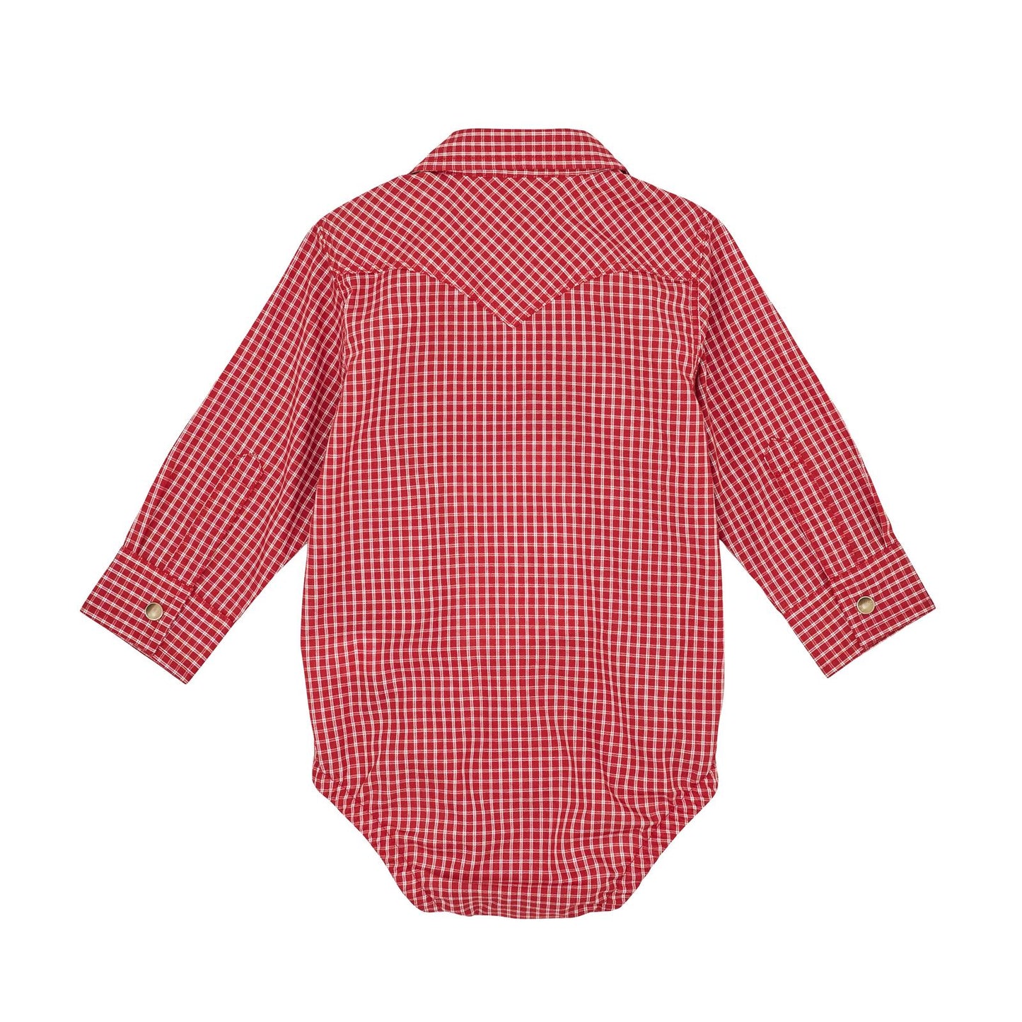 Wrangler® Baby Boy Long Sleeve Onsie - Red 112367743