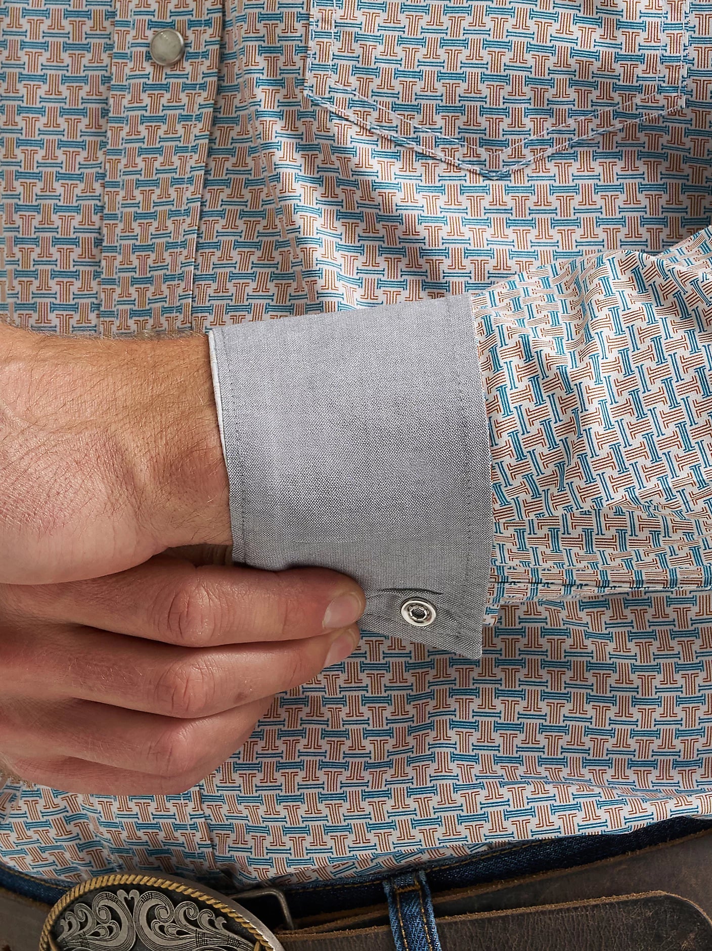 Wrangler® Men's 20X® Competition Advanced Comfort Long Sleeve Two Pocket Western Snap Shirt 112367939