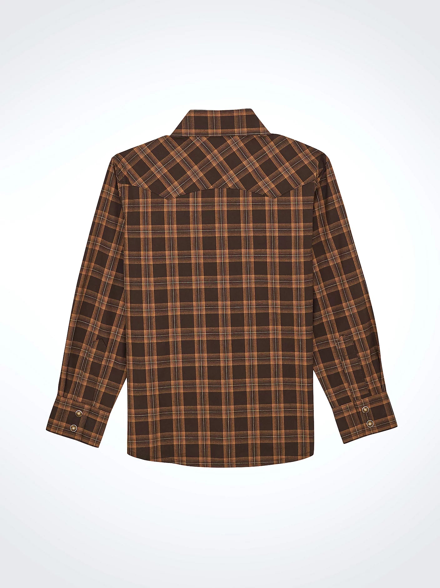 Boy's Wrangler Retro® Western Snap Plaid Shirt with Front Sawtooth Pockets 112368081