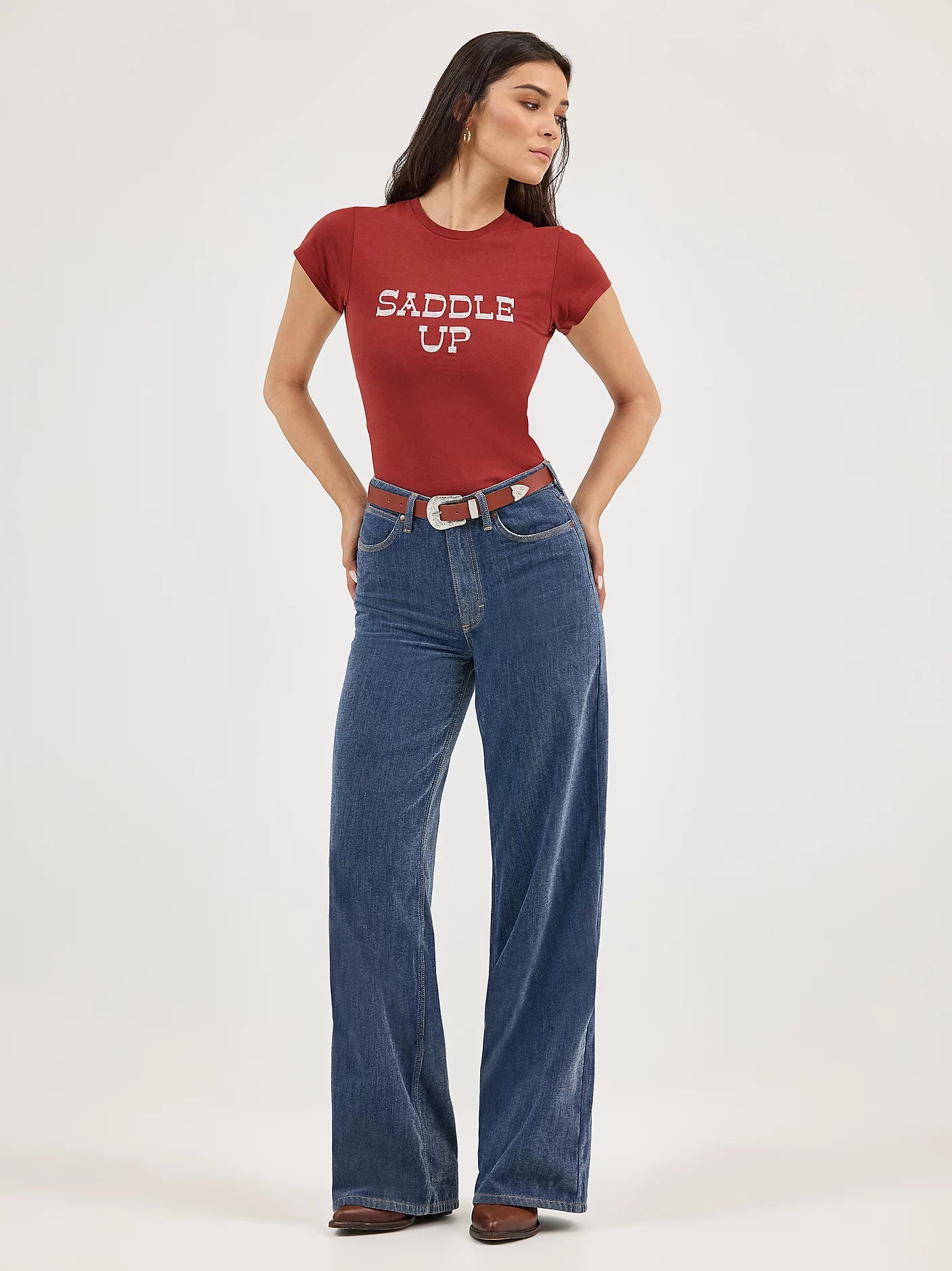 Wrangler® Women's Graphic Shrunken Tee 112368895