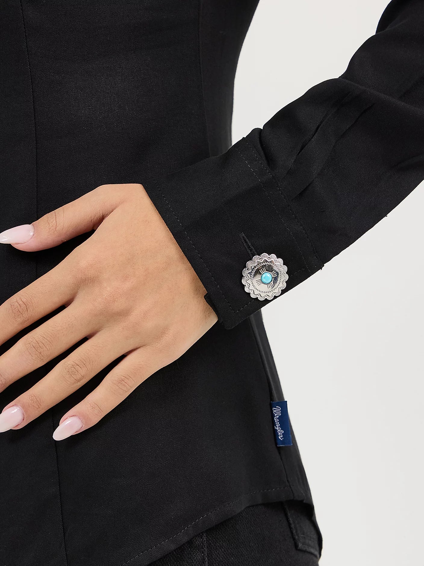 Wrangler® Women's Slim Concho Button Shirt 112371916