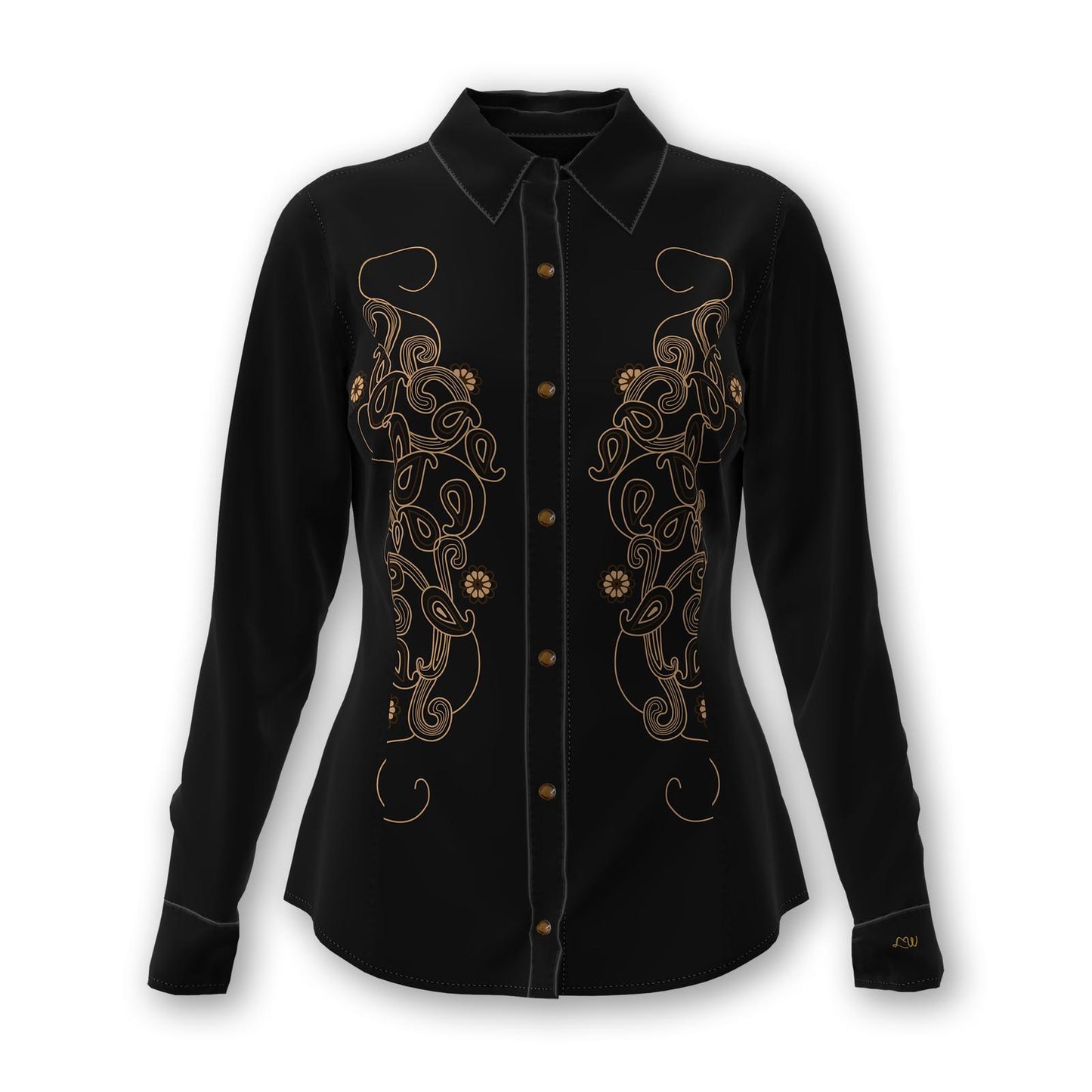 Wrangler® X Lainey Wilson Embroidered Lainey Shirt Black 112373689