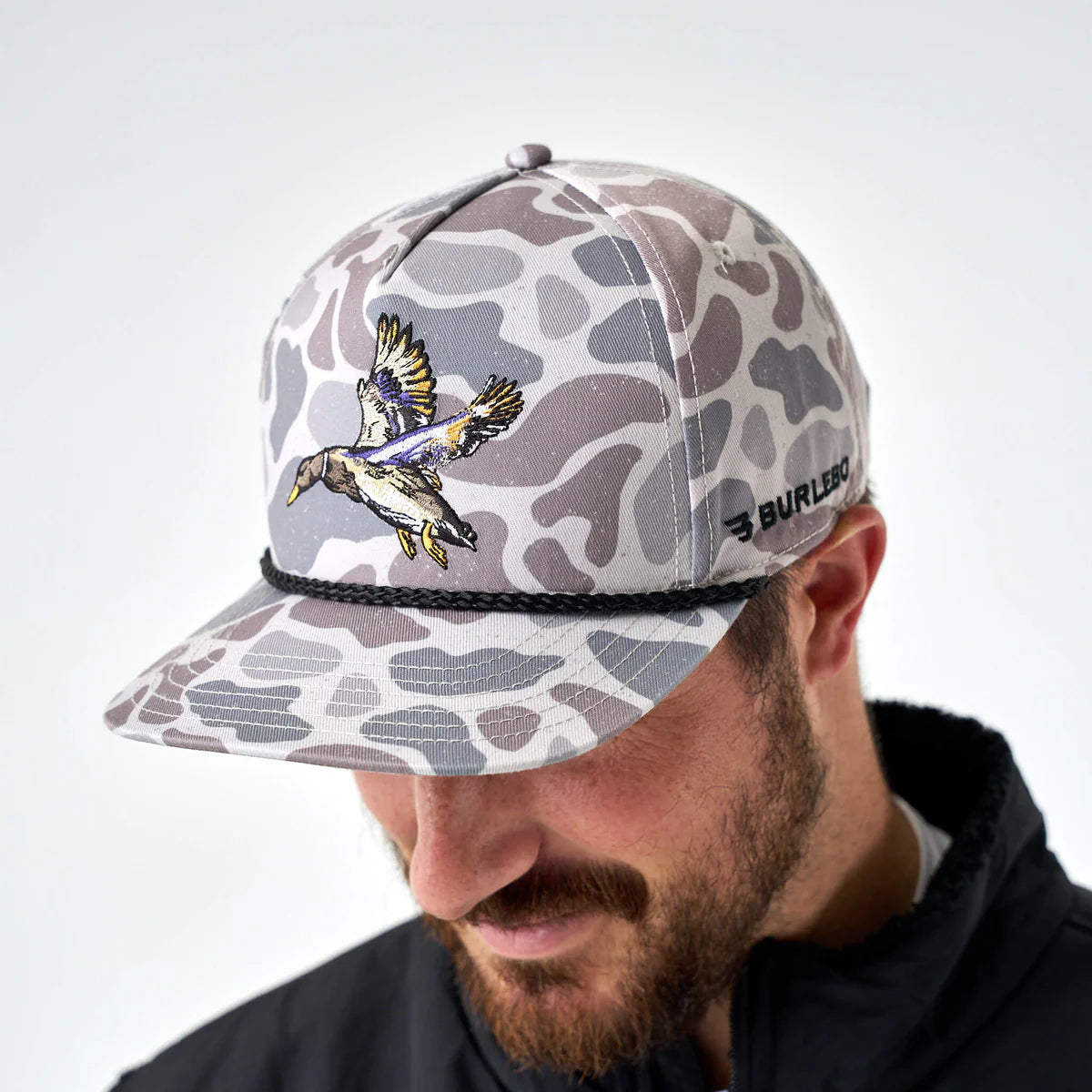 Burlebo® Diving Mallard - Classic Deer Camo Ballcap C-DIVM-CDC