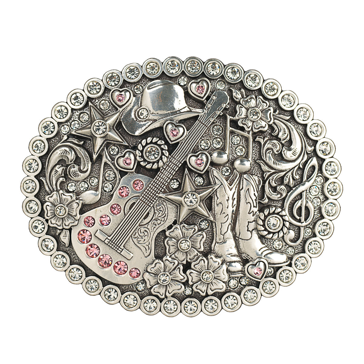 Blazin Roxx® Oval Buckle Western Music Motifs 37933