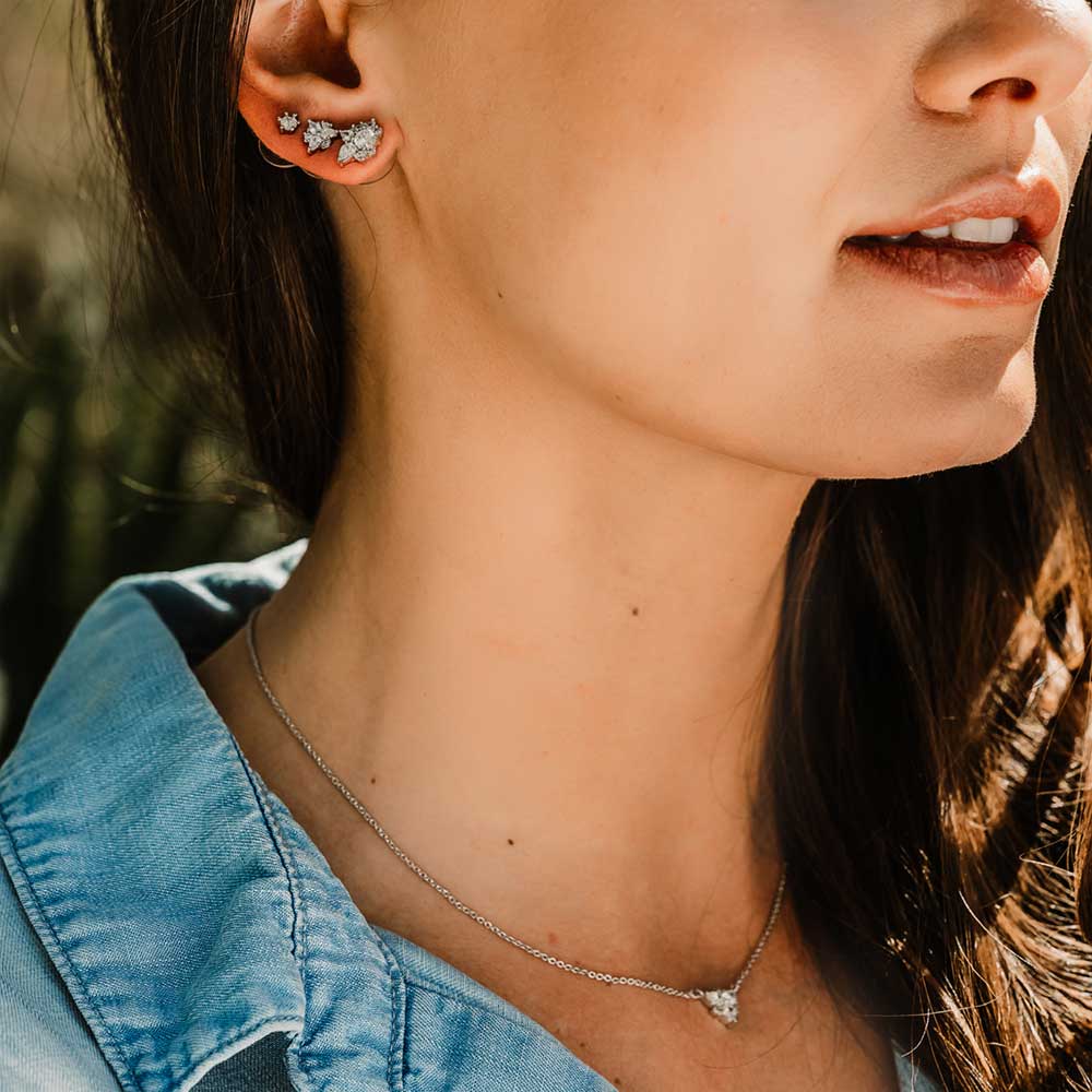 Montana Silversmiths® Triple Play Crystal Post Earrings ER5324