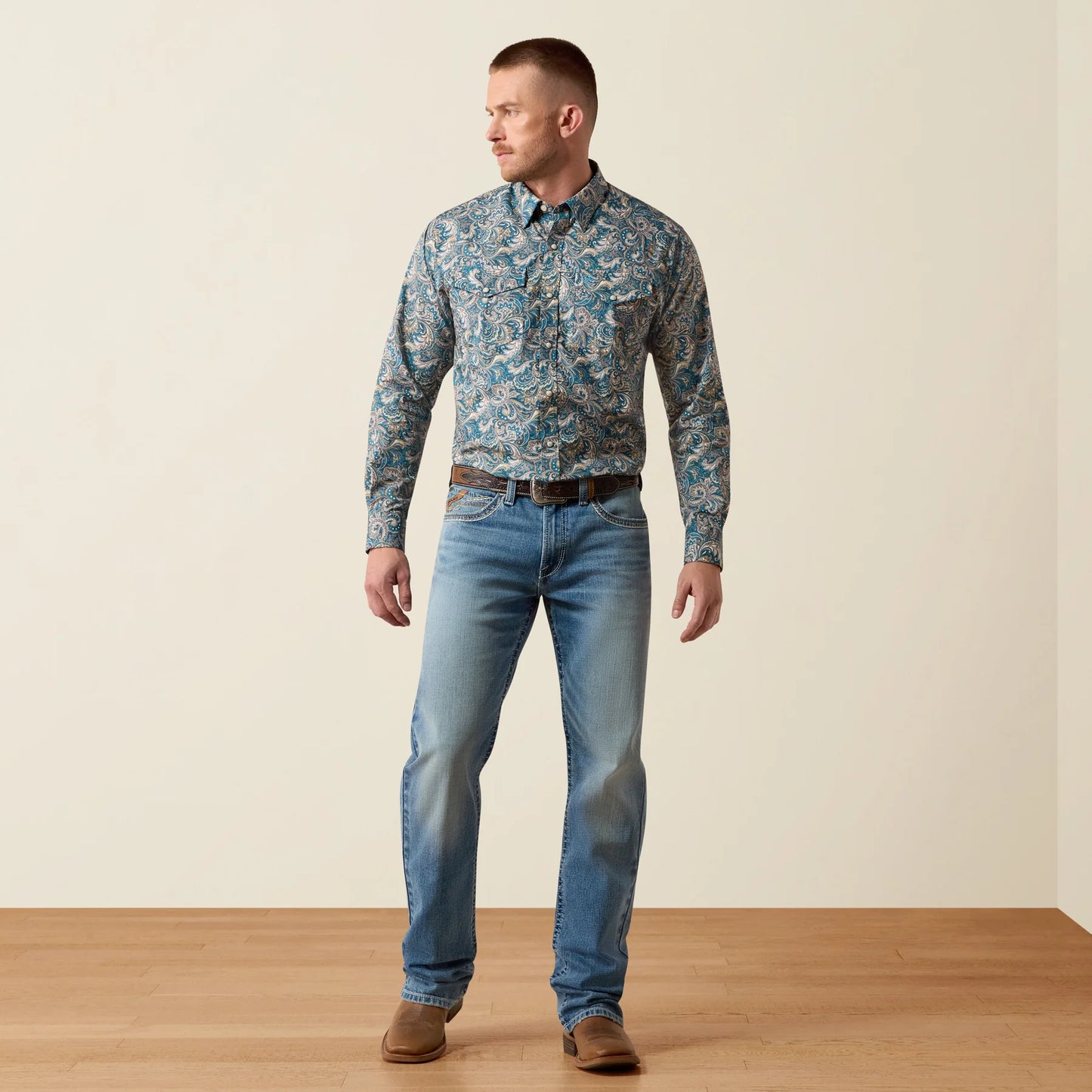 Ariat® Men's Cedric Classic Fit Snap Shirt 10079534