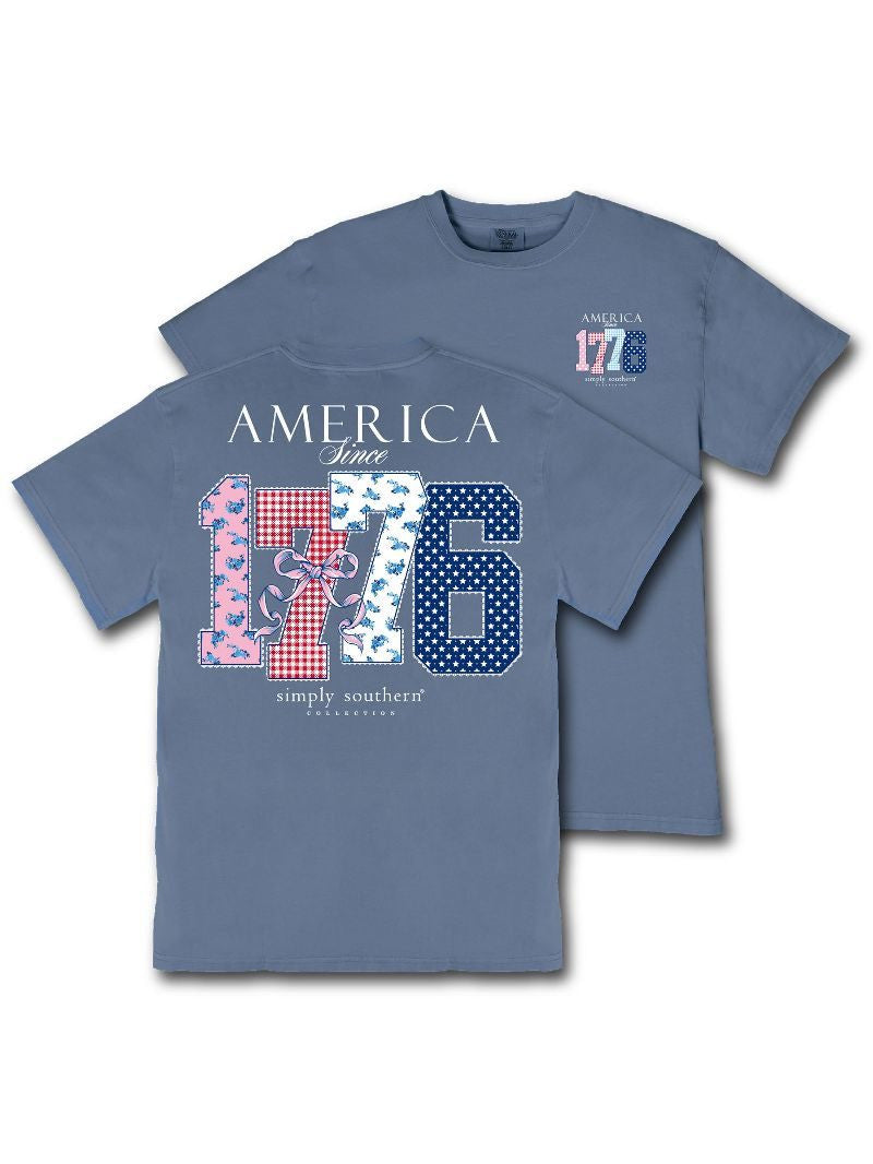 Simply Southern® Women's Short Sleeve T-Shirt MINWASH-AMERICA