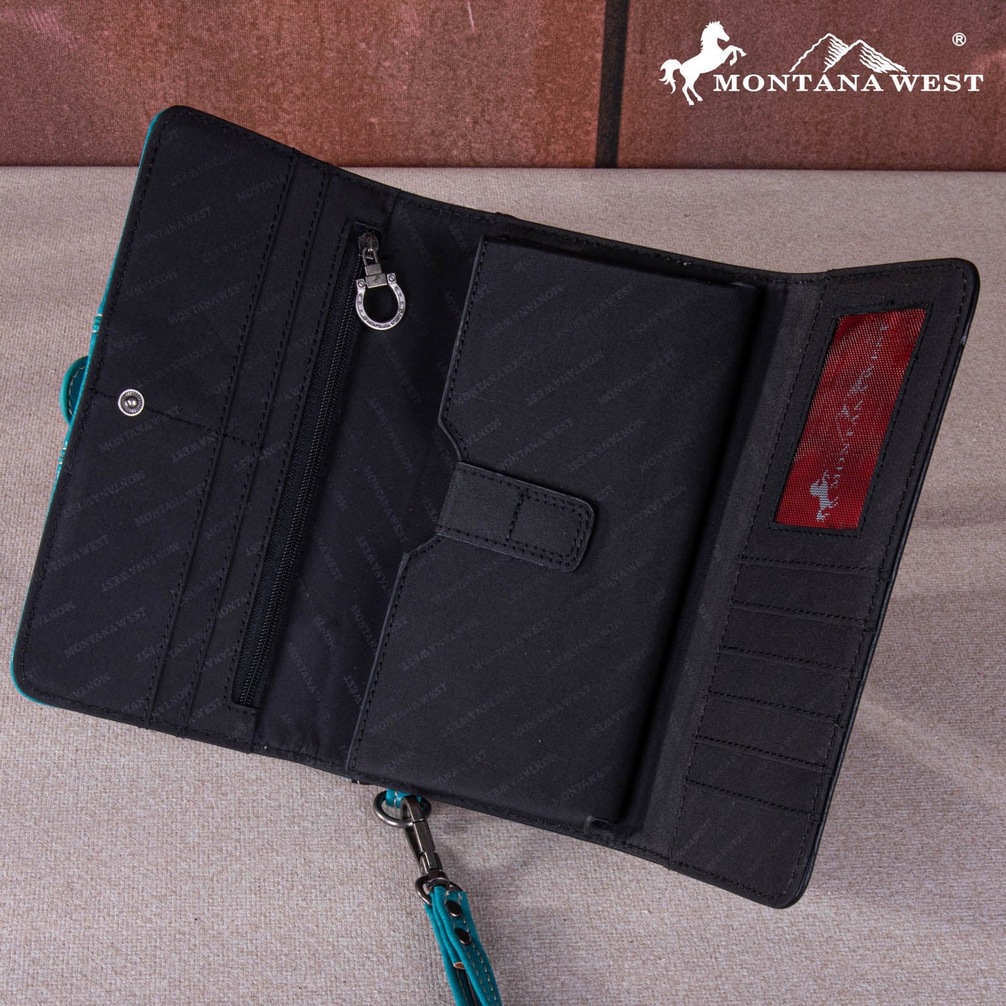 Montana West U.S.A.® Aztec Buckle Collection Wallet MW1134-W018TQ
