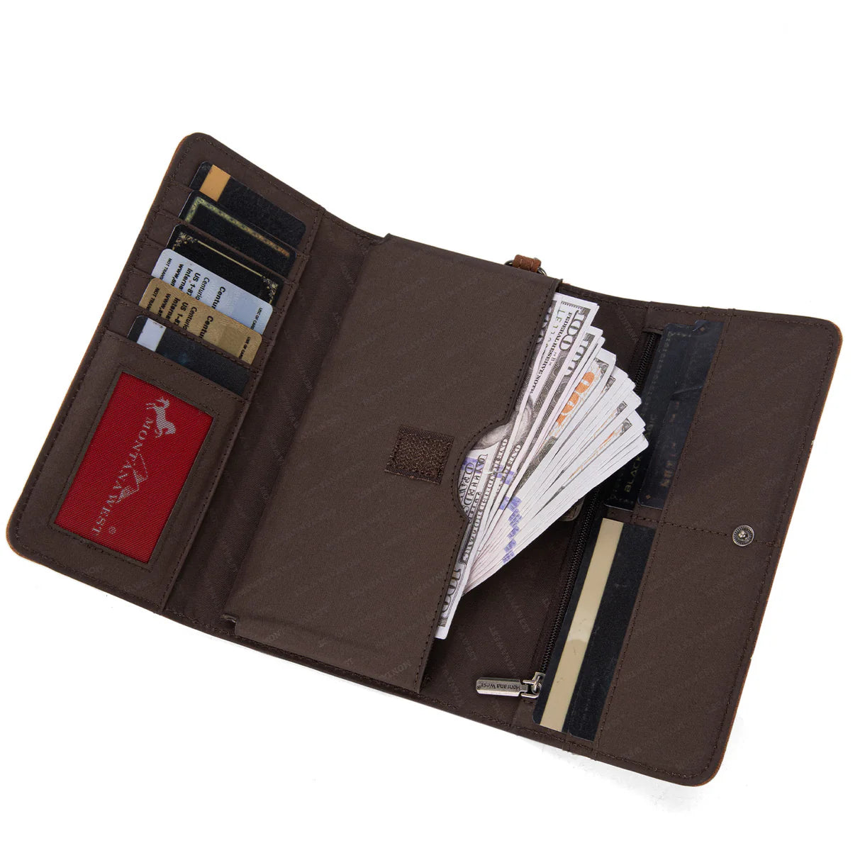 Montana West® Buckle Collection Wallet Brown MW1282-W018BR