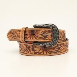 Nocona® Embossed 1 1/2" Sunflower Women's Belt N320001608