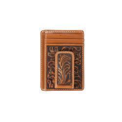 Nocona® Men's Money Clip Floral Embossed N5417144