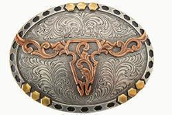 Nocona® Oval LongHorn Buckle Multi Color 37949