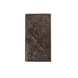 Nocona® Rodeo Wallet w/Scroll Cross Brown N5417244