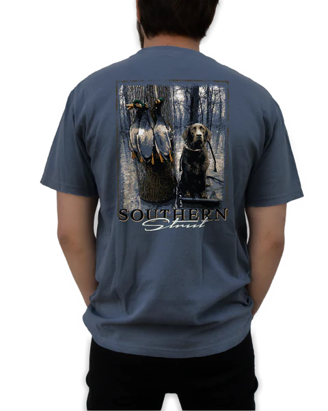 Southern Strut® Men's Marsh Dog with Ducks Timber Stand Tee ST#646