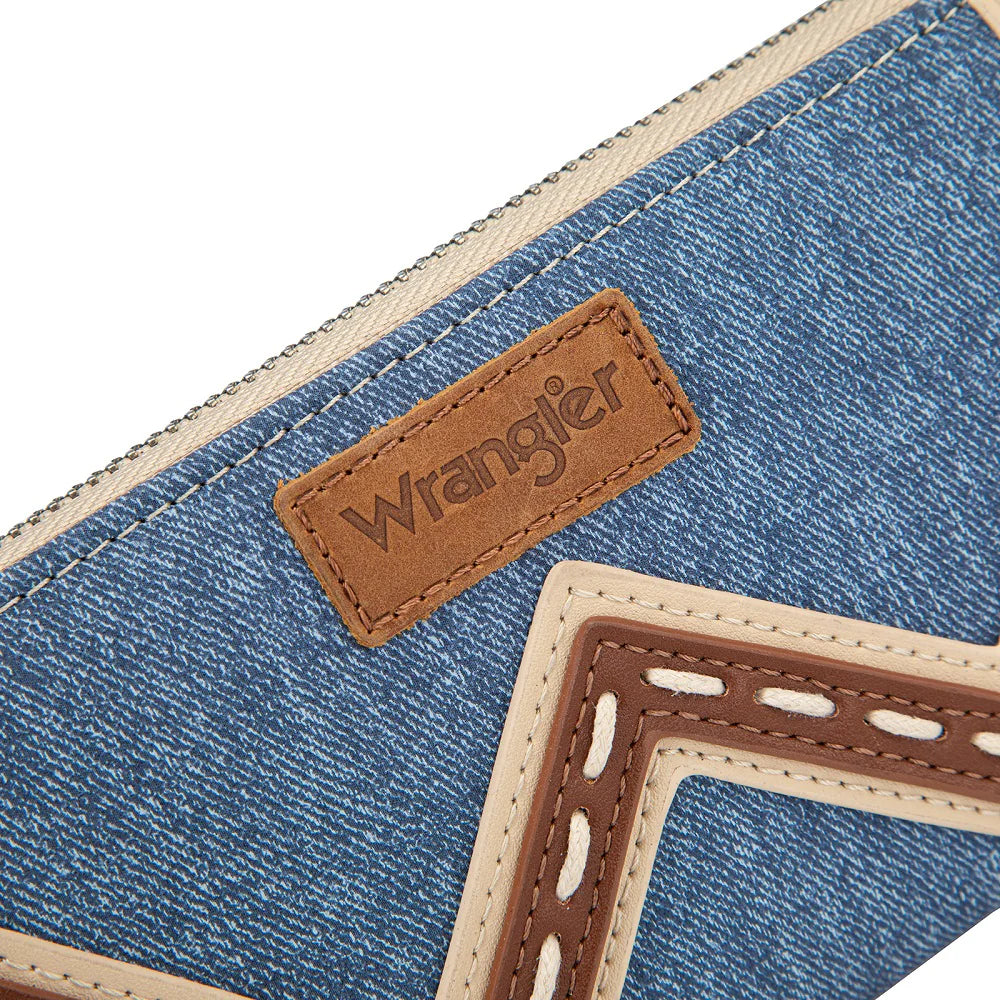 Wrangler® Western Chevron Contrast Stitch RFID Wallet Jean WG456-W130JN