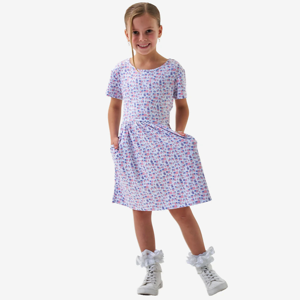 Burlebo® Youth Moxie Dress Old Glory Y-MOXD-OLDG