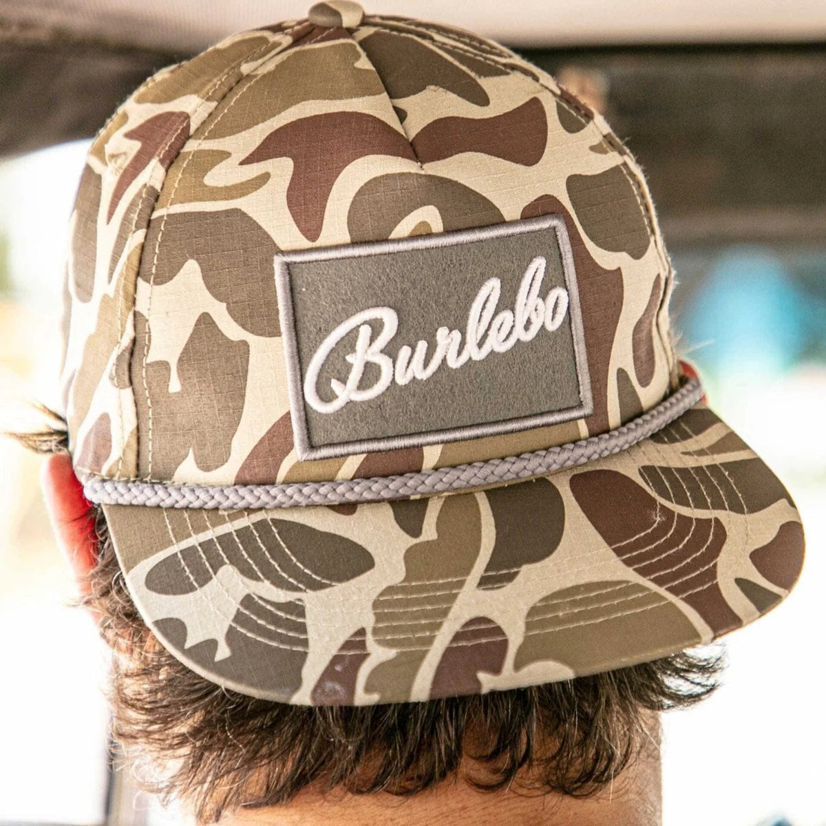 Burlebo® Grey Patch Camo Ballcap C-GBP