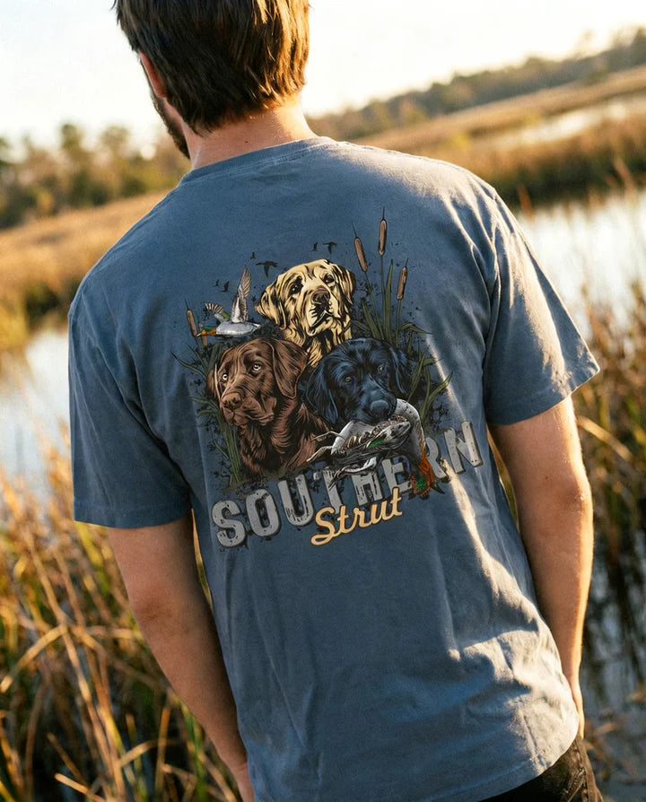 Southern Strut® Men's Lab Trio Duck Hunting T-Shirt ST#705