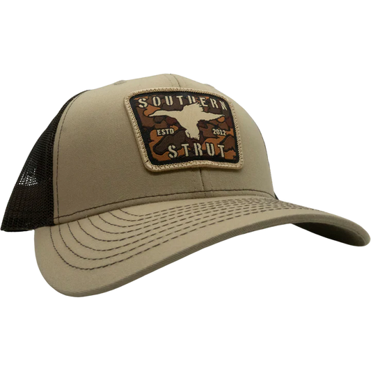 Southern Strut Brand® Camo Duck Woven Patch Ballcap STH048KC