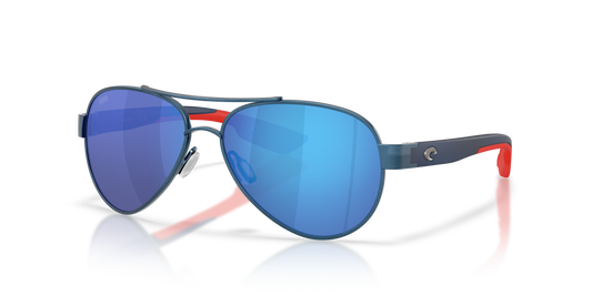 Costa® Loreto Brushed Blue 250th w/Blue Mirror 580 Glass Lenses 06S400637