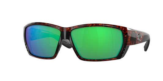 Costa Del Mar® Tuna Alley Tortoise Frames/Green Mirror 580 Plastic Lenses 06S90090862