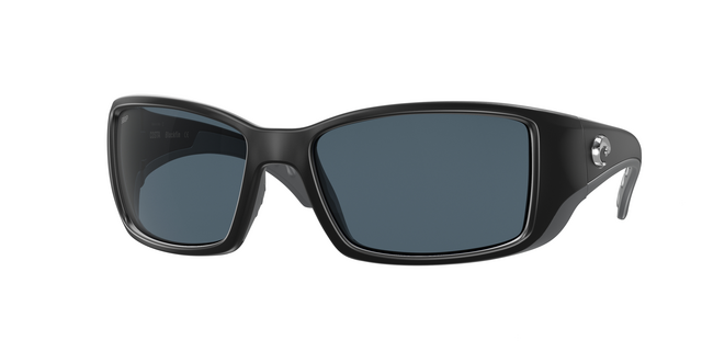 Costa Del Mar® Blackfin Matte Black Frames/Gray 580 Plastic Lenses 06S90140262