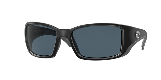 Costa Del Mar® Blackfin Matte Black Frames/Gray 580 Plastic Lenses 06S90140262