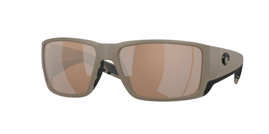 Costa Del Mar® Blackfin Pro Matte Sand Frames/Copper Silver Mirror 580 Glass Lenses 06S90781860
