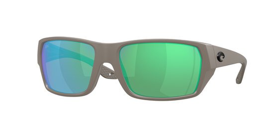Costa Del Mar® Tailfin Matte Olive Shale Frames/Green Mirror 580 Glass Lenses 06S91131660