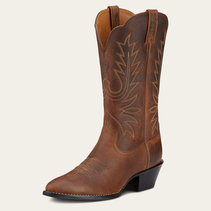 Ariat® Women's Heritage R Toe Western Boot Brown 10001021