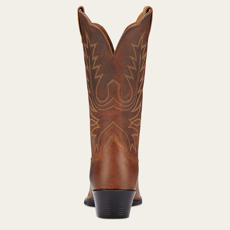 Ariat® Women's Heritage R Toe Western Boot Brown 10001021