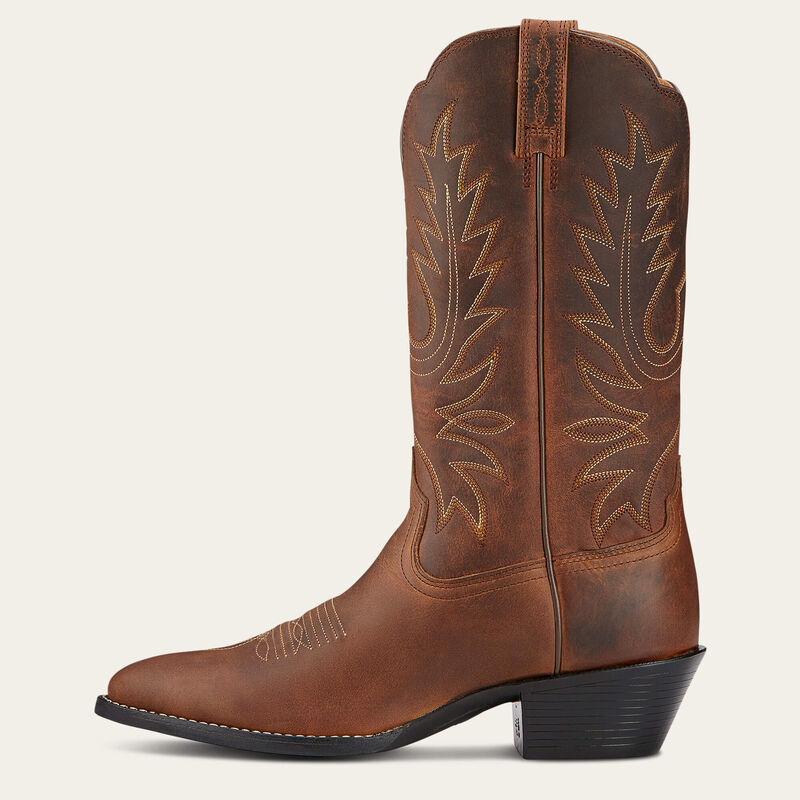 Ariat® Women's Heritage R Toe Western Boot Brown 10001021
