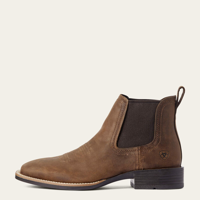 Ariat® Men's Booker Chelsea Wide Square Toe Western Boot 10031452