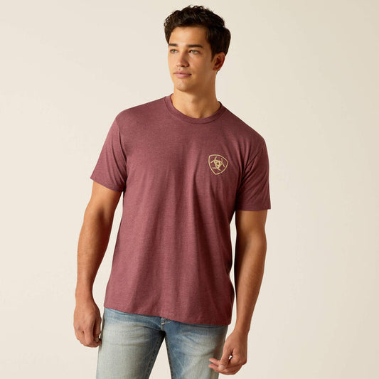 Ariat® Men's Serape Burgundy Heather T-Shirt 10051752