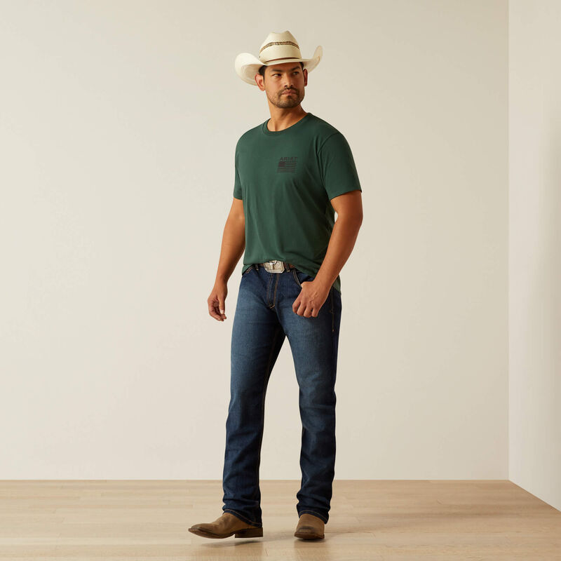 Ariat® Men's Rustic Wood Flag T-Shirt 10058890