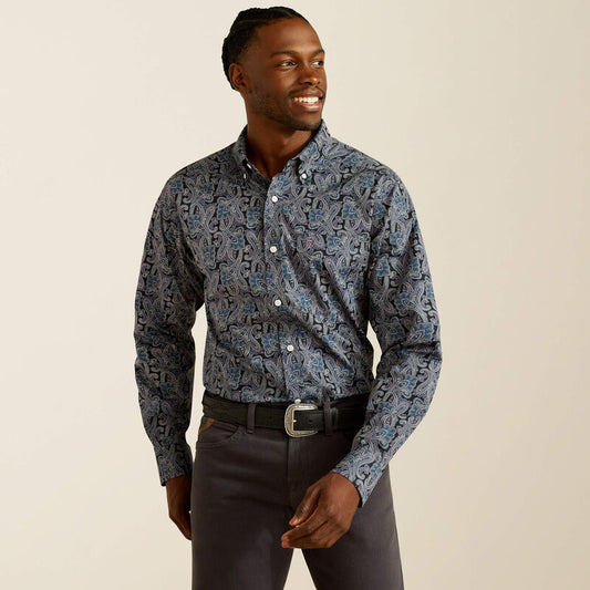 Ariat® Men's Wrinkle Free Dex Fitted Shirt 10062200