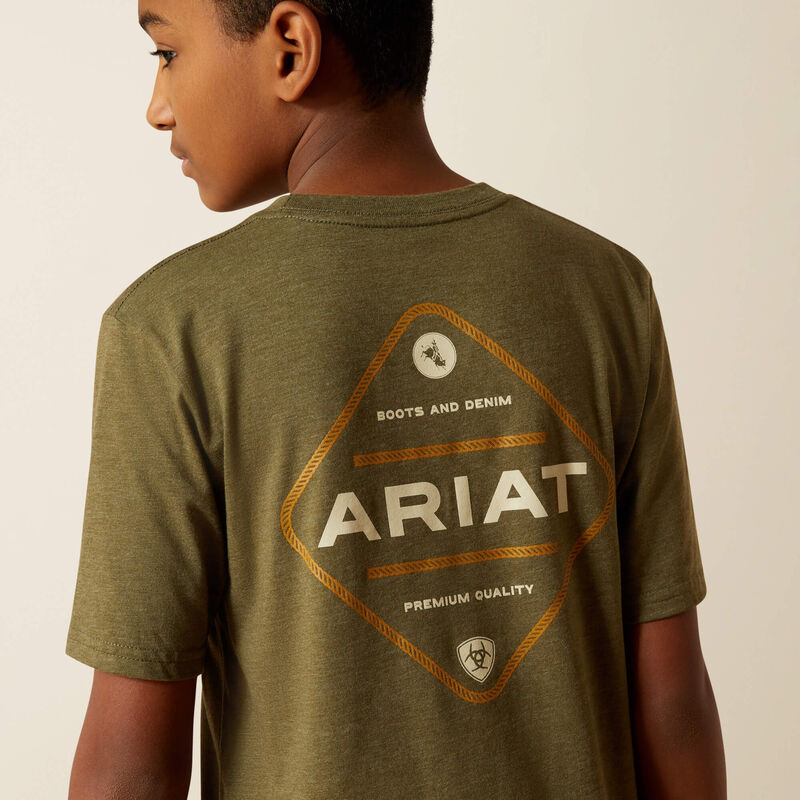 Ariat® Boy's Roped Diamond T-Shirt 10062410