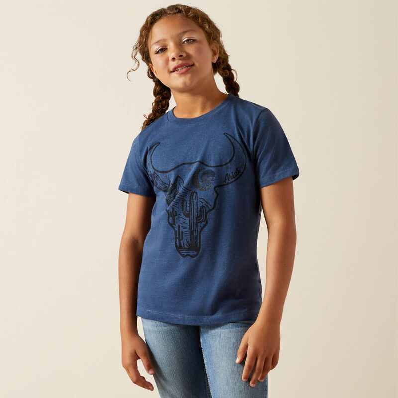 Ariat® Girl's Bull Night Sky T-Shirt 10062873
