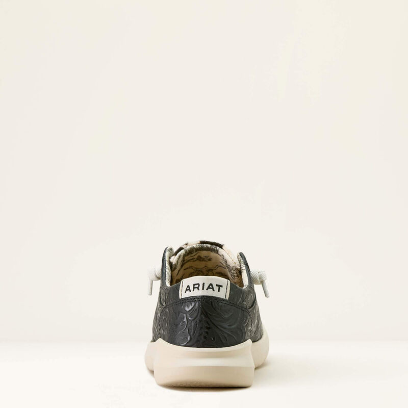 Ariat® Women's Hilo Shoe Black Floral Emboss|Black And White Hair On  10063882