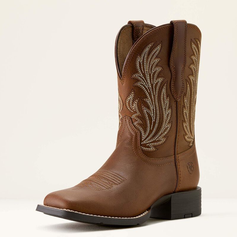 Ariat® Round Up Filly Wide Square Toe Western Boot 10064074